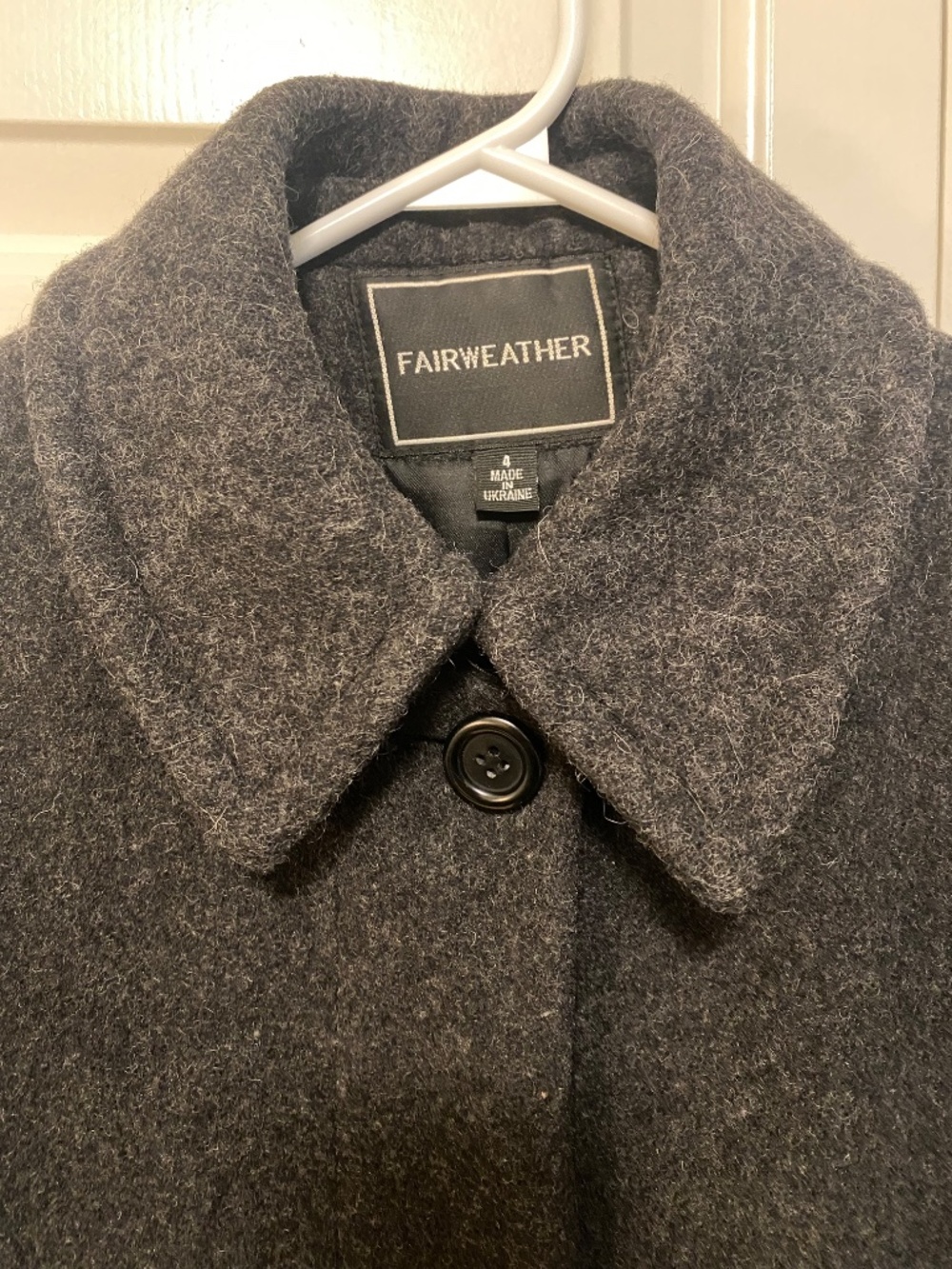 Fairweather Wool Coat (US 4)